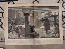 1880 Harpers Weekly — Nast, Riverside Park NYC, Albanian League — Apr 24 picture