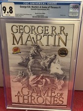 A GAME OF THRONES #1 (2011) DYNAMIC FORCES EDITION VARIANT CGC 9.8 DYNAMITE COA picture