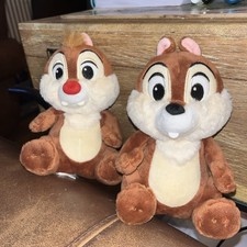 Disney World Parks Chip and Dale Plush Set of 2 Chipmunks Stuffed Animal Toy 6