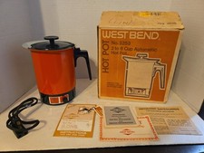 Vintage West Bend Automatic Hot Pot 2-6 Cup Model 3253 Complete Tested picture