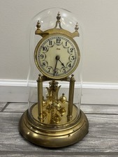 Kundo by Kieninger & Obergfell 400-Day Anniversary Clock Glass Dome No Key picture