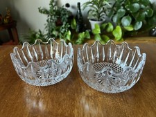 Crystal Candy or  Relish Bowls Vintage picture