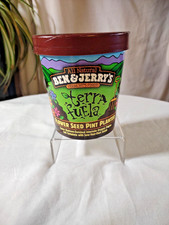 New & Vintage *Rare* Ben & Jerry's Terra Fuela Flower Seed Pint Planter picture