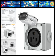 STARELO 50Amp Power Outlet Box,NEMA 6-50R Receptacle,250Volt Heavy-Duty Outdoor picture