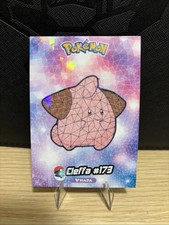 2025 POKEMON JOHTO STAINED GLASS Crystal Card #022 CLEFFA Peru Foil picture