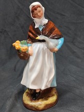 Vintage 1975-1981 Royal Doulton Porcelain Country Lass Figurine (HN 1991) picture