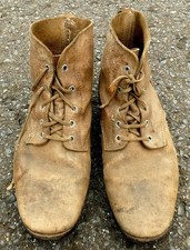 Former Japanese army original NCO soldiers Leather boots WWⅡ military IJA IJN picture