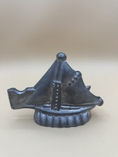 Antique 1899 S&Co Sailboat Chocolate Mold #553 Rare Victorian Confectionery picture