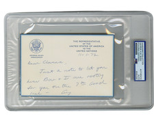President George H.W. Bush Handwritten & Signed Letter as UN Ambassador PSA picture