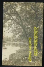 RPPc St Joe River Colon Mich Mi Michigan 1911 Mendon Sturgis Burr Oak Sherwood O picture