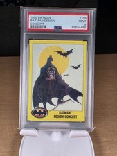 Topps 1989 Batman Batman Design Concept #199 2nd Series PSA 9 89634486 picture