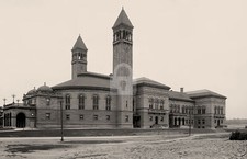 Carnegie Library Pittsburgh PA Pennsylvania c1901 RPPC Photo Postcard COPY picture