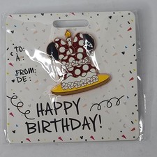 Disney - Minnie Mouse Happy Birthday Cake Official Trading Pin (2020) New picture
