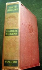 Vintage 1868 BOOKS INC The Works of Charles DICKENS Vol II MARTIN CHUZZLEWIT HC picture