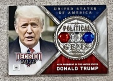 Decision 2020 Donald Trump LIMITED EDITION Political Gems RARE INSERT Series 2 picture
