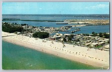 VTG Postcard  1964 Posted Florida Clearwater's Fabulous Beach #390 picture