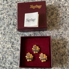 Vtg Burger King ￼Employee Service Award Pin Set (15,20,25 years) 10K gold filled picture