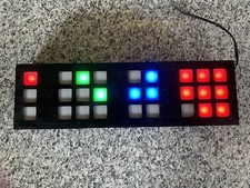 Vintage Black TIX LED Cube Root Clock w/ Power Adapter, Great Condition picture