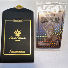 VeeFriends Case Crown 2026 Super Stickers Kind Warrior #1 Hologram Sticker picture