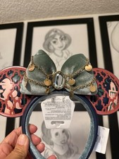 Disney Parks 2026 Aladdin Princess Jasmine Mickey Minnie Ear Headband New picture