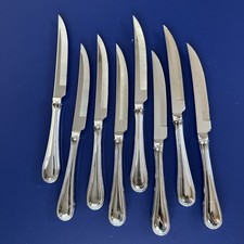 Towle Beaded Antique USA Stainless Steak Knives Set of 8 Vintage 9.25” picture