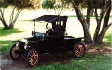ANTIQUE Auto Car 1914 Ford Model T Roadster Vintage Postcard picture