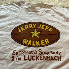 Vintage Jerry Jeff Walker Cotton Men S-235XL T-Shirt 20D1892 picture