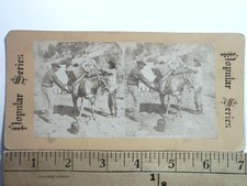 William Henry Jackson Stereoview Hayden Expedition Overpacking Sinching Load picture