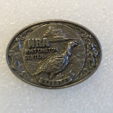NRA Whittington Center Sponsor Pinback Button Oval picture