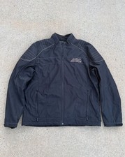 Harley-Davidson Black Soft Shell Motorcycle Riding Jacket with Pink Lettering picture