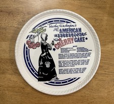Royal China Martha Washington’s American Chocolate Cherry Cake Recipe Pie Plate picture