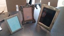 (3) Vintage Sterling Silver 925 Picture Frames Wallace Silversmiths ITALY Lot picture