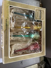 Vintage Lanissa West German 5.5 Bell Christmas Ornament Set 4 picture