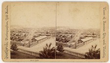 MISSOURI STEREOVIEW - Kansas City - Stock Yards - JH Scotford 1880s picture
