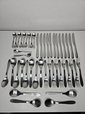 Hackman Finland Satin Stainless Steel Flatware Set Antonio Citterio 45 Pieces picture