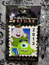 DEC WDCS D23 2026 Pixar Stamp Mike Squishy Monster's University 2013 Disney Pin picture