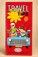 1966 AAA Travel Tips Booklet Vintage Automobile Road Trip Mid Century Graphics picture