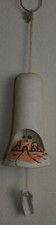 SOUTHWEST HANDPAINTED CERAMIC POTTERY BELL WINDCHIME picture