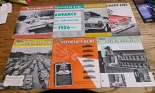 Original 1952 1953 1955 1956 1958 Dupont Refinisher News Magazine Lot of 7 picture