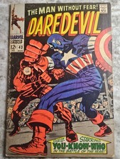 Daredevil #43 Marvel Comics 1968 Stan Lee Gene Colan Key Issue 1st Meeting picture