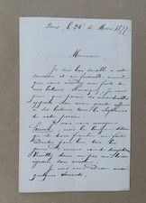 Robert de Montesquiou: Manuscript Letter and Two [2] Sonnets picture