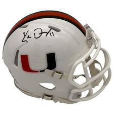 Ken Dorsey Autographed Miami Hurricanes (Speed) Mini Helmet - JSA picture