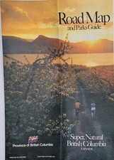 Road Map & Parks Guide Super, Natural British Columbia Canada Maps Guides picture