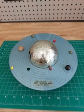 Vintage Astro Manufacturing Plan-It Solar System Coin Bank Incomplete No Key picture