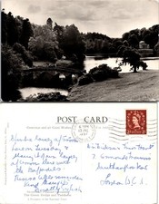 The Green Bridge and Pantheon Stourhead Postcard picture