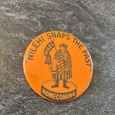 Vintage 1959 Niles High School Skokie, IL  Homecoming Pinback Button LOC K picture