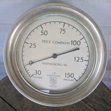 Vintage Frick Company Waynesboro Pa Pressure Gauge picture