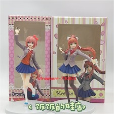 Anime Doki Doki Literature Club Monika Sayori Action Figure Model Toy Collection picture