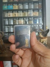 1976 VINTAGE ZIPPO LIGHTER PINSTRIPE  USA (NO MONOGRAM) picture
