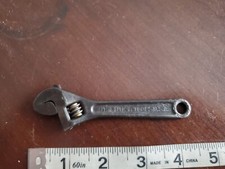 Vintage UTICA TOOLS #91-4 Adjustable Wrench 4